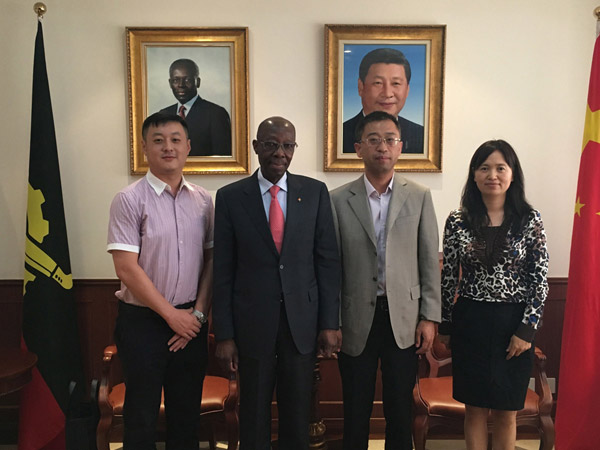 汉盛集团领导拜访安哥拉驻华大使